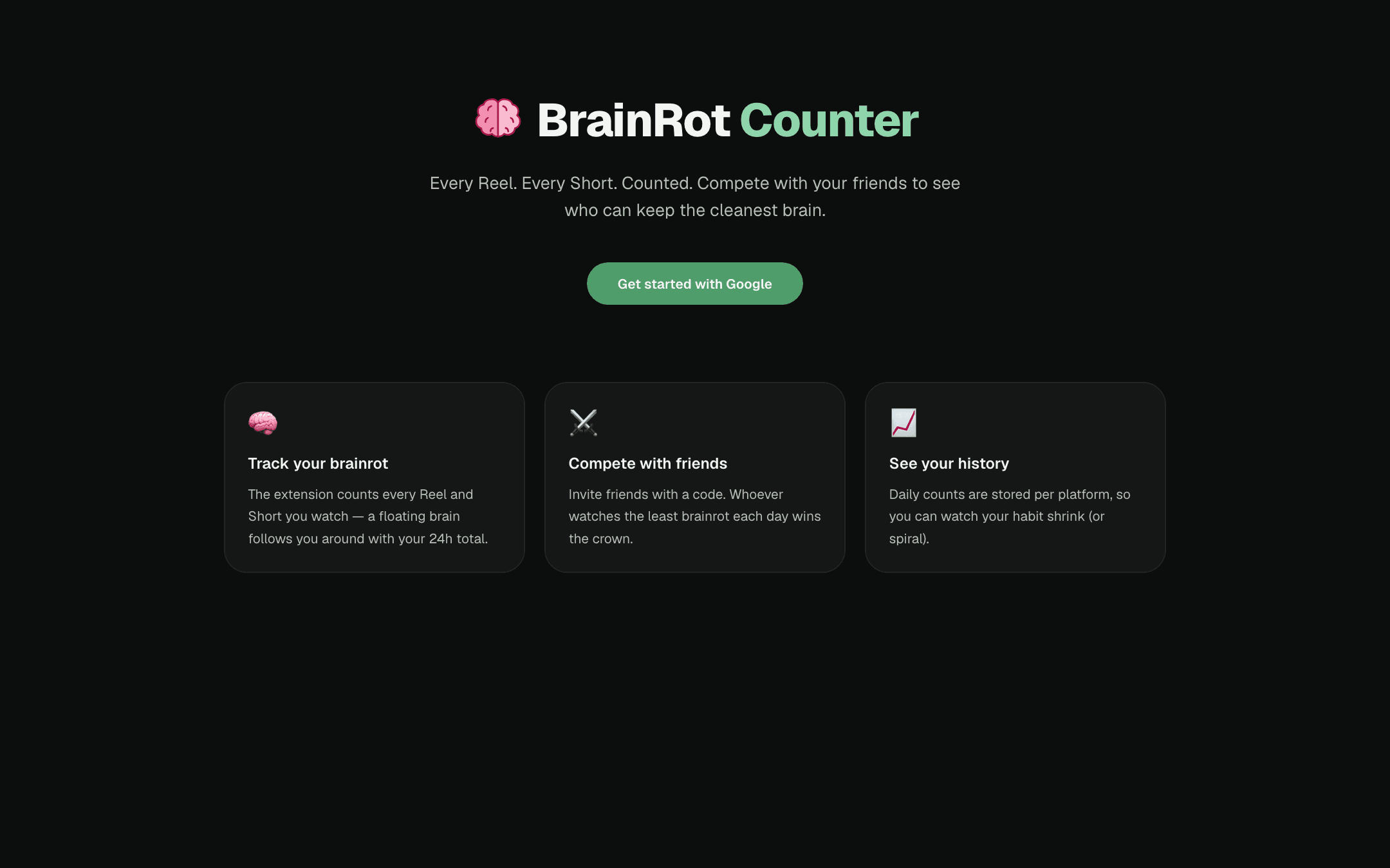 BrainRot Counter — screenshot